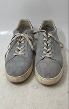 Load image into Gallery viewer, Coach Mens Clip Gray Signature Print Leather Low Top Sneakers Shoes Size 10
