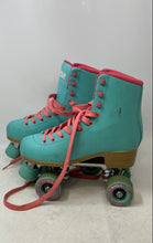 Load image into Gallery viewer, Impala Womens Sidewalk GM006 Aqua Blue Pink Lace-Up Roller Skates Size 8
