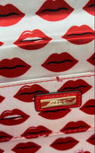 Load image into Gallery viewer, Aldo Womens Red And Gold Leather Adjustable Chain Strap Crossbody Bag
