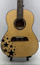 Load image into Gallery viewer, Vintage First Act MG327 Natural Star Design 6 String Beginner Acoustic Guitar
