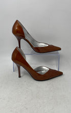 Load image into Gallery viewer, Marc Fisher Womens MFLYDE Brown Leather Slip-On D'Orsay Heels Size 5.5M
