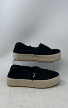 Load image into Gallery viewer, Toms Womens Valencia 10019795 Black Beige Platform Espadrille Shoes Size 7.5
