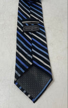 Load image into Gallery viewer, Bruno Piattelli Mens Multicolor Striped Silk Keeper Loop Adjustable Pointed Tie
