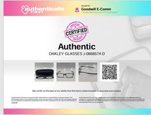 Load image into Gallery viewer, Authentic Oakley Men's Black Glasses With Case
