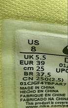 Load image into Gallery viewer, Nike Womens Air Force 1 Fontanka Green Lace-Up Low Top Sneaker Shoes Size 8
