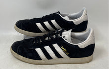 Load image into Gallery viewer, Adidas Womens Gazelle BA9595 Black White Low Top Lace-Up Sneaker Shoes Size 8
