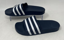 Load image into Gallery viewer, Adidas Mens Adilette 288022 Blue Open Toe Slip-On Slide Sandals Size 5
