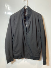 Load image into Gallery viewer, Theory Mens Black Long Sleeve Mock Neck Full-Zip Bomber Jacket Size Small
