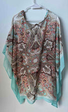 Load image into Gallery viewer, Chico's Womens Multicolor Scoop Neck Collarless Pullover Tunic Blouse Top L/XL
