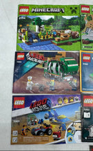 Load image into Gallery viewer, Lot Of 10 Pieces Assorted Lego Mixed Variety Building Toy Instruction Manuals

