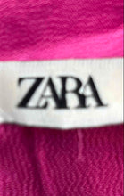 Load image into Gallery viewer, Zara Womens Pink Long Sleeve Collared Button Front Blouse Top Size Medium
