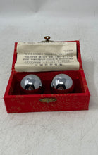 Load image into Gallery viewer, Vintage Set Of 2 Pcs Silver-Tone Traditional Chinese Baoding Balls With Box
