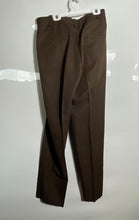 Load image into Gallery viewer, Horace Small Womens Brown Flat Front Pockets Straight Leg Dress Pants Size 6R
