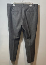 Load image into Gallery viewer, Ann Taylor Womens Gray Slash Pocket Flat Front Mid Rise Dress Pants Size 14
