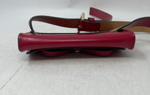 Load image into Gallery viewer, Kate Spade New York Womens Red Leather Card Holder Adjustable Strap Belt Bag
