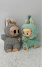 Load image into Gallery viewer, Lot Of 2 Pieces Pop Mart Gray Green Labubu The Monsters Plush Action Figure
