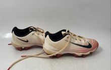 Load image into Gallery viewer, Nike Kids Vapor Shark 3 FB3306-102 White Red Black Football Cleats Size 2.5Y
