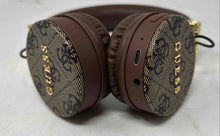 Load image into Gallery viewer, Guess SP070 Brown Adjustable Headband Wireless Over Ear Headphone Not Tested NCL
