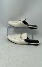 Load image into Gallery viewer, Calvin Klein Womens Sidoll White Leather Slip-On Mule Loafer Flats Size 9M
