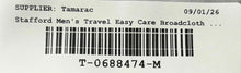 Load image into Gallery viewer, Stafford Mens Gray Travel Easy-Care Broadcloth Long Sleeve Dress Shirt Size 17
