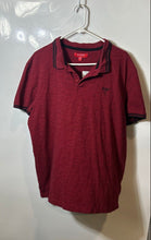 Load image into Gallery viewer, Guess Mens Dark Red Cotton Blend Short Sleeve Spread Collar Polo Shirt Size XL
