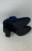 Load image into Gallery viewer, Mossimo Supply Co. Womens Dania Blue Block Heel Ankle Booties Size 9.5

