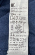 Load image into Gallery viewer, Levi's Mens Blue White Colorblock Cotton Long Sleeve Golf Polo Shirt Size XL
