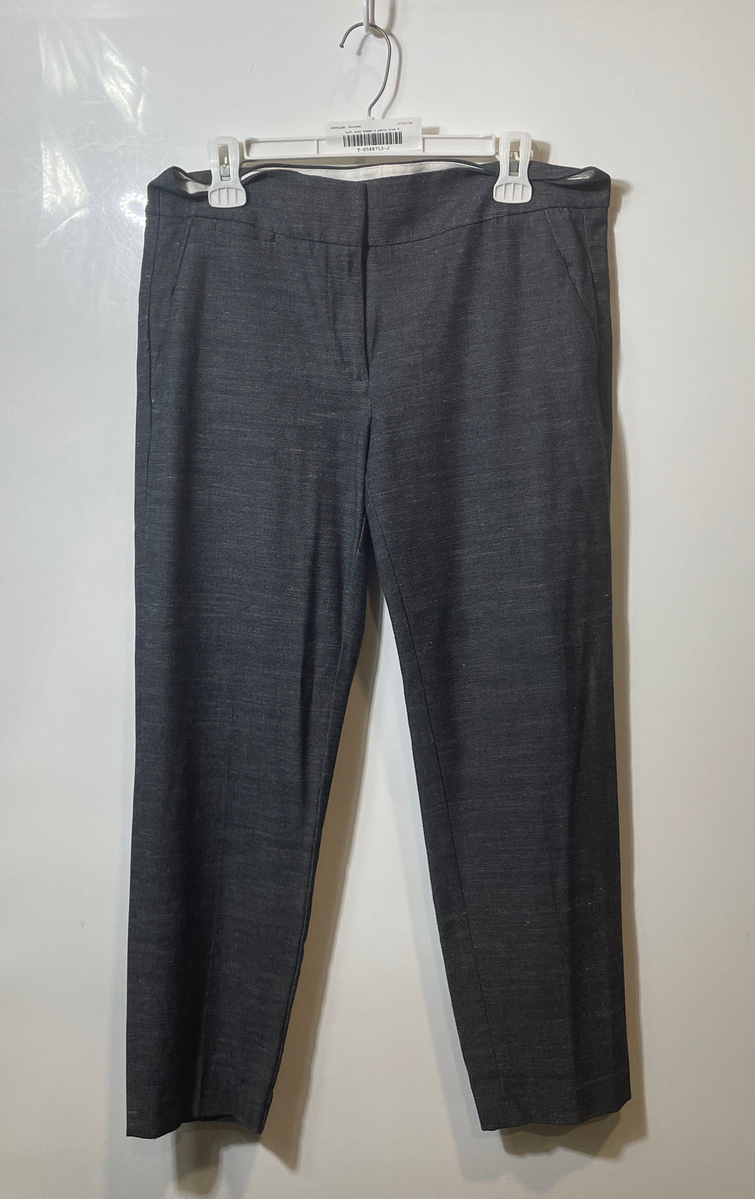 Ann Taylor Loft Womens Gray Flat Front Pockets Straight Leg Dress Pant – The Goodwill Box
