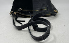 Load image into Gallery viewer, Parfois Womens Black Gold Inner Pockets Adjustable Strap Shoulder Crossbody Bag
