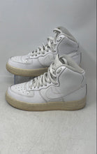 Load image into Gallery viewer, Nike Kids Air Force 1 High 07 White Leather Lace-Up Sneaker Shoes Size 6.5Y
