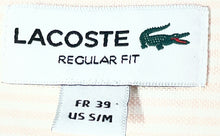 Load image into Gallery viewer, Lacoste Mens Light Pink Long Sleeve Collared Regular Fit Button-Up Shirt Sz S/M
