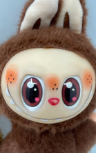 Load image into Gallery viewer, Lot Of 2 Pcs Pop Mart The Monsters Replica Brown Labubu Plush Toy Keychains
