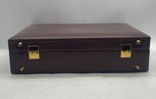 Load image into Gallery viewer, E. R. Mens Brown Top Handle Double Number Lock Lined Travel Briefcase
