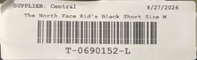 Load image into Gallery viewer, The North Face Girls Black Smocked Waistband Pull-On Athletic Shorts Size M
