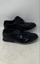 Load image into Gallery viewer, Unbranded Mens Black Leather Round Toe Lace-Up Derby Dress Shoes Size EUR 48
