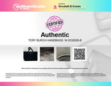 Load image into Gallery viewer, Authentic Tory Burch Womens Black Inner Pockets Top Handle Satchel Handbag
