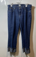 Load image into Gallery viewer, Calvin Klein Womens Blue Denim Medium Wash Regular Fit Cropped Jeans Size 8
