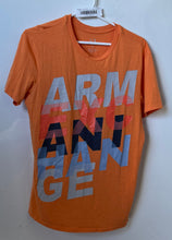 Load image into Gallery viewer, Armani Exchange Mens Orange Short Sleeve Pullover T-Shirt Size Medium
