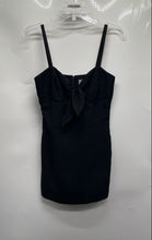 Load image into Gallery viewer, Liz Claiborne Womens Black Spaghetti Strap Back Zip Mini Dress Size 10
