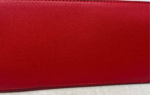 Load image into Gallery viewer, Aldo Womens Red Gold-Tone Faux Leather Double Handle Tote Handbag No Strap
