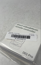 Load image into Gallery viewer, D01 Pro White Short Video Music Remote Controller With Case Not Tested

