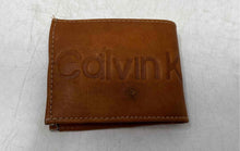 Load image into Gallery viewer, Calvin Klein Mens Brown Leather Foldable Lightweight Bifold Wallet
