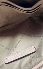 Load image into Gallery viewer, Michael Kors Womens Pink Pebbled Leather Inner Pocket Zip Top Wristlet Wallet
