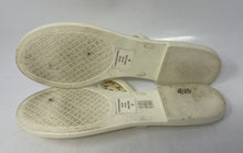Load image into Gallery viewer, Authentic Tory Burch Womens Mini Miller White Plastic Thong Sandals Size 9M Worn
