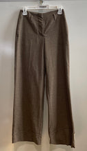 Load image into Gallery viewer, Zara Womens Brown Flat Front Pockets Regular Fit Wide-Leg Trouser Pants Size XS
