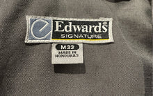 Load image into Gallery viewer, Edwards Mens Gray Regular Fit Long Sleeve Collared Button-Up Shirt Size M333
