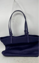Load image into Gallery viewer, Michael Kors Womens Jet Set Purple Monogram Print Bottom Studs Shoulder Tote Bag
