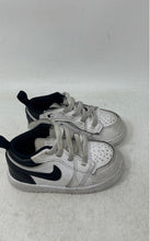 Load image into Gallery viewer, Nike Kids Air Jordan 1 Low White Leather Slip-On Sneaker Shoes Size 6C
