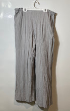 Load image into Gallery viewer, Zara Womens Gray Wide-Leg Drawstring Elastic Waist Trousers Pants Size Medium
