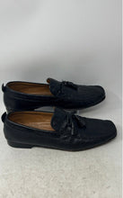 Load image into Gallery viewer, Johnston &amp; Murphy Mens Black Leather Tassel Slip-On Loafer Shoes Size 11M
